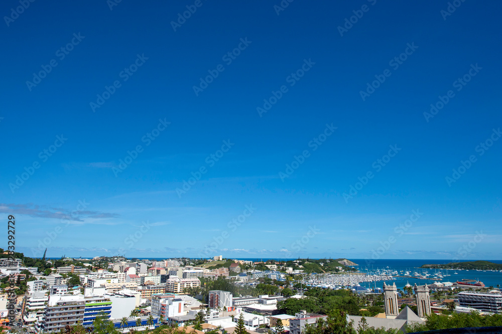 ニューカレドニア、ヌメアの眺望
