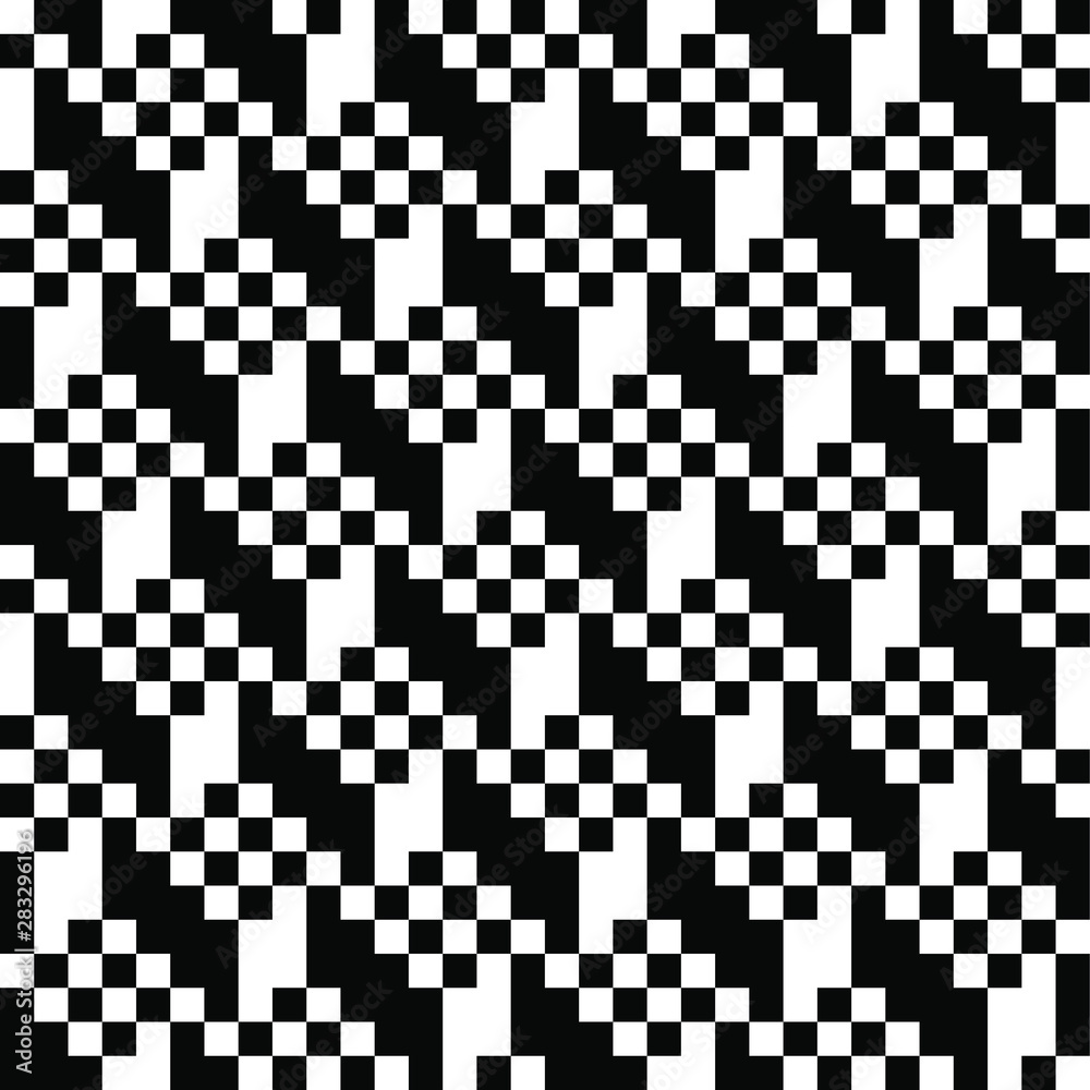 Seamless geometric pattern. Abstract background with 3D effect. Seamless geometric pattern. Abstract background with 3D effect.