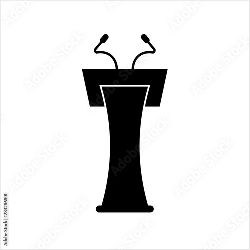 Podium Icon, Dias Icon, Tribune Icon