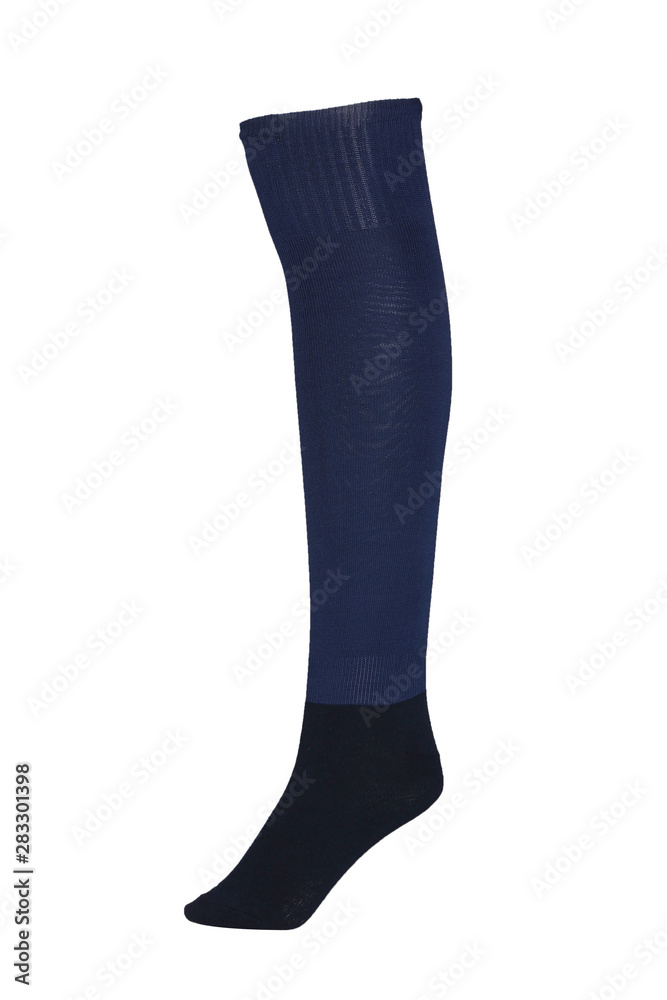 colourful pairs of soccer socks isolated on white background colourful pairs of soccer socks isolated on white background