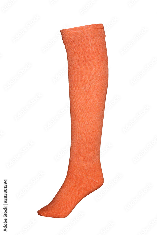 colourful pairs of soccer socks isolated on white background colourful pairs of soccer socks isolated on white background