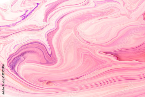 Pink Acrylic pour Color Liquid marble abstract surfaces Design.