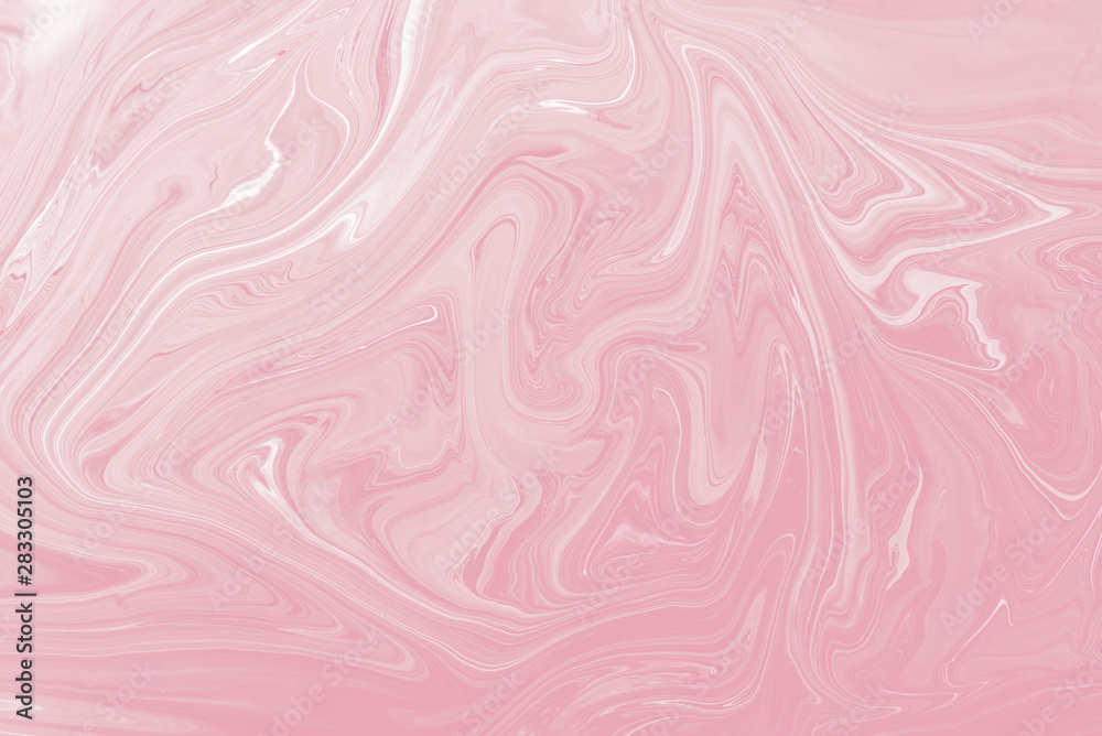 Pink Acrylic pour Color Liquid marble abstract surfaces Design.