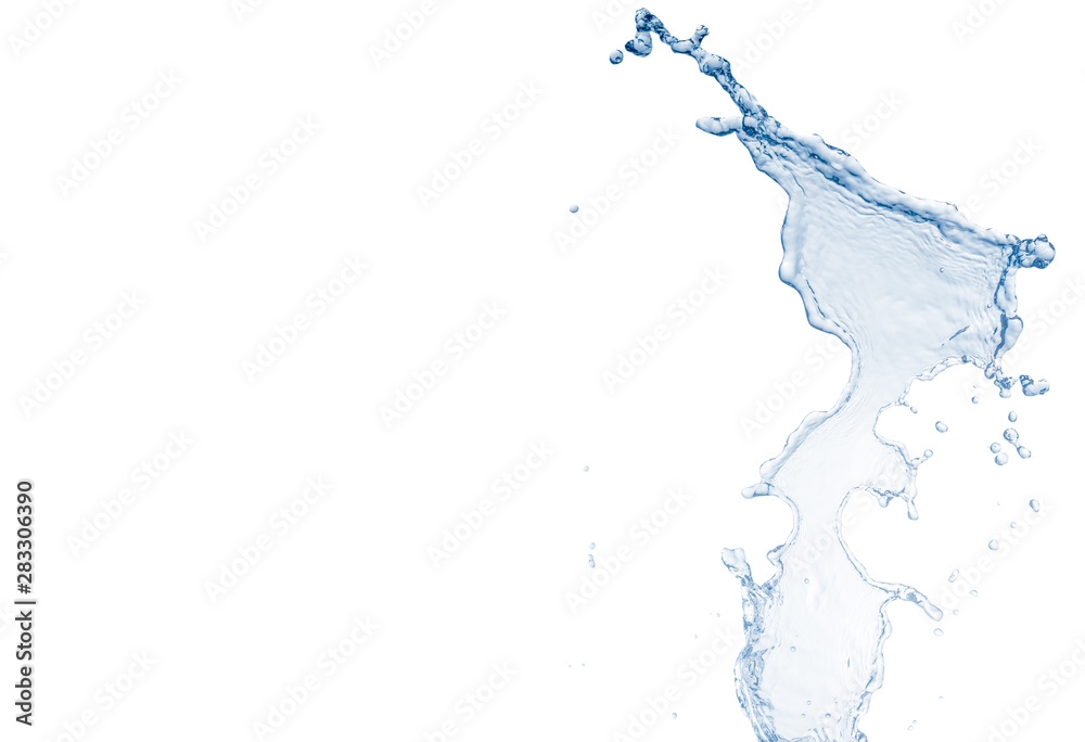 Fototapeta premium Water splash isolated this has clipping path.