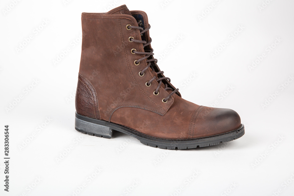 Mens shoes on white background Mens shoes on white background