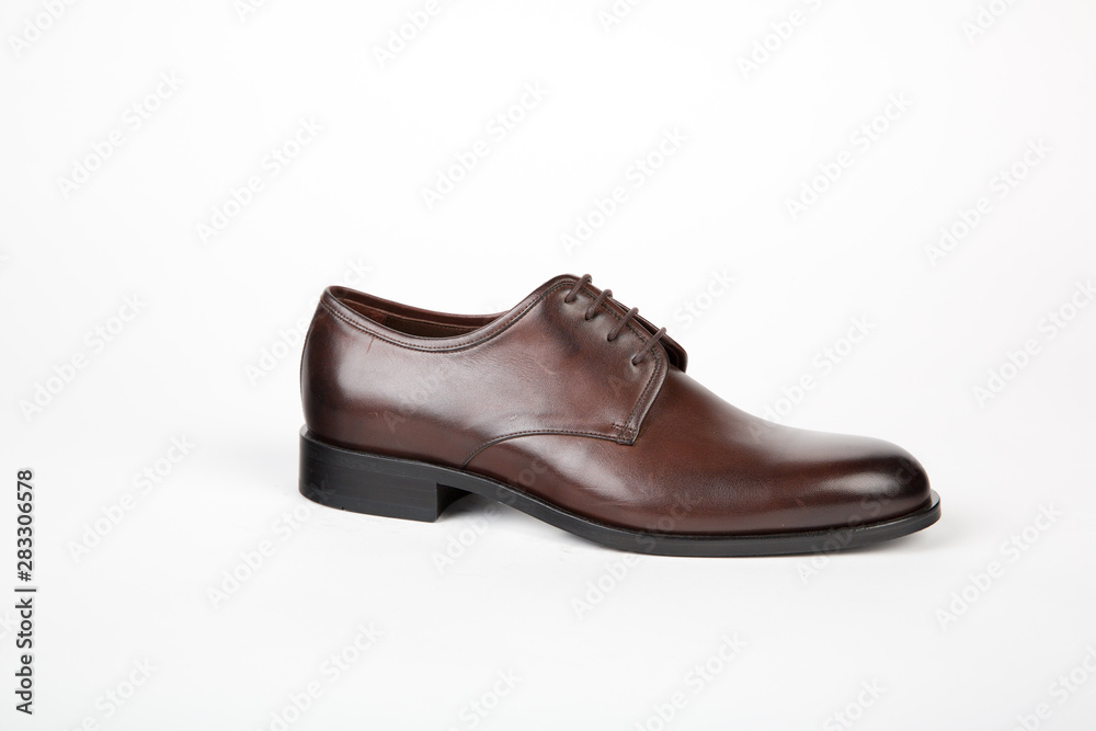 Mens shoes on white background Mens shoes on white background