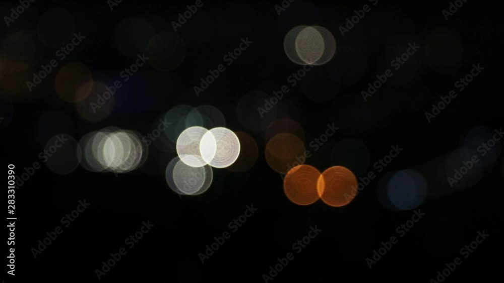 Abstract bokeh lights in free night concert, lights bokeh