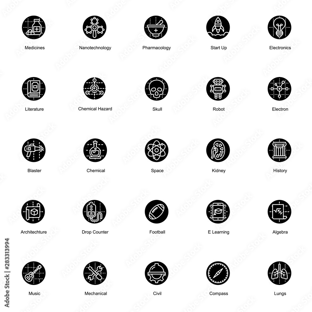 Abstract Glyph Logo Abstract Glyph Logo