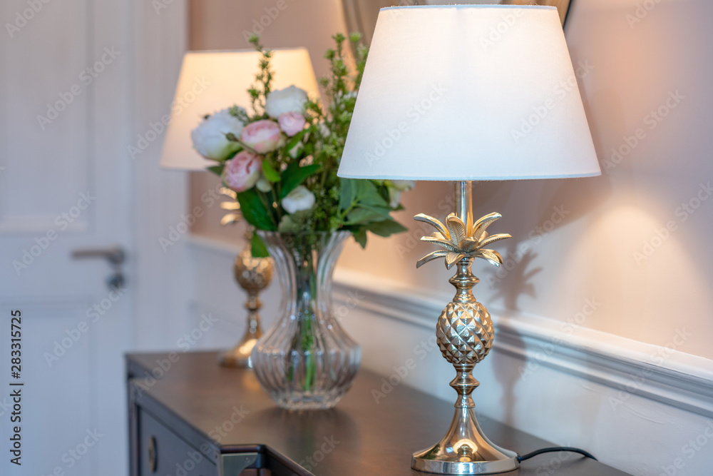 lamp on the table lamp on the table