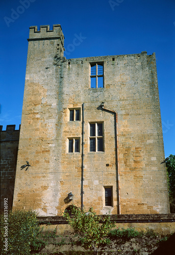 grounds and estate of sudeley castle, gloucestershire, cotswolds, england, uk photo