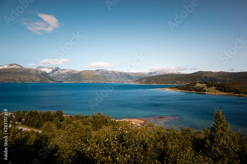 Beautiful fjord scenes in Northern Norway