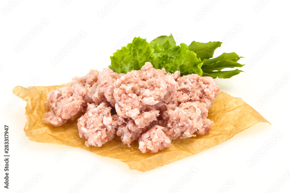 Homemade pork minced meat for cooking Homemade pork minced meat for cooking