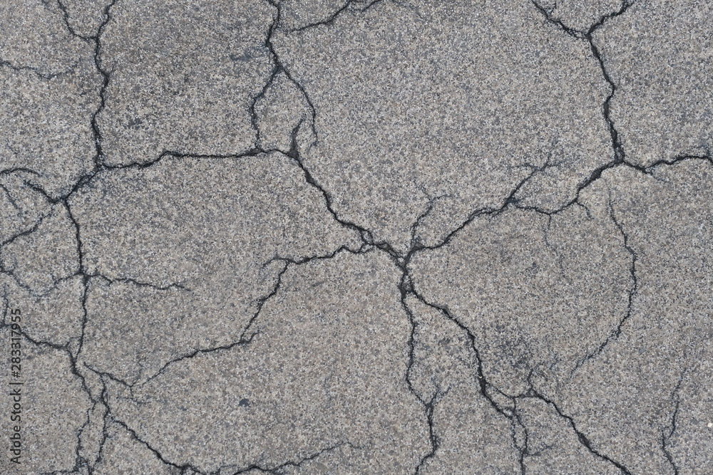 Crack in Concrete on Las Vegas Street Crack in Concrete on Las Vegas Street