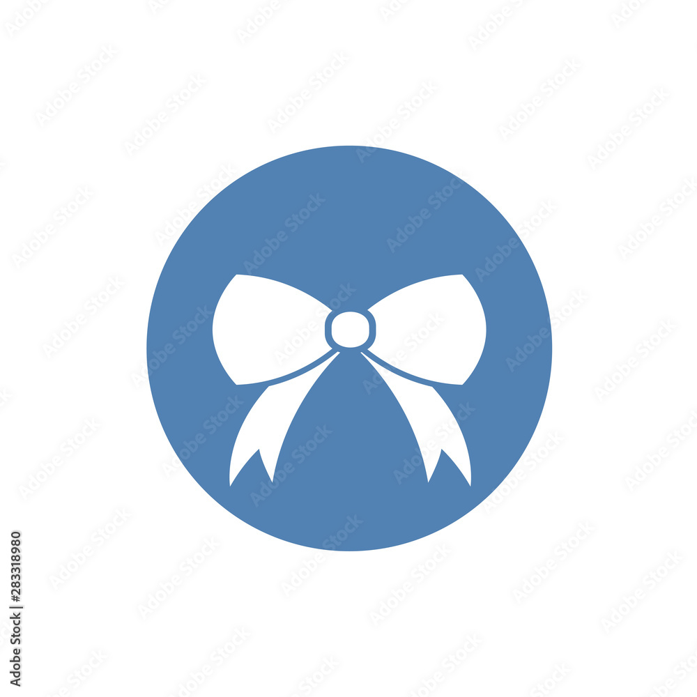 Illustration of bow tie icon on white background Illustration of bow tie icon on white background