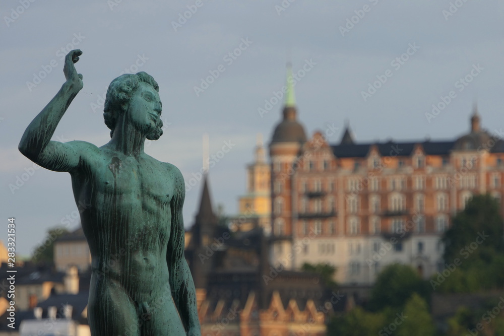 Fototapeta premium Stockholm Blick auf Södermalm