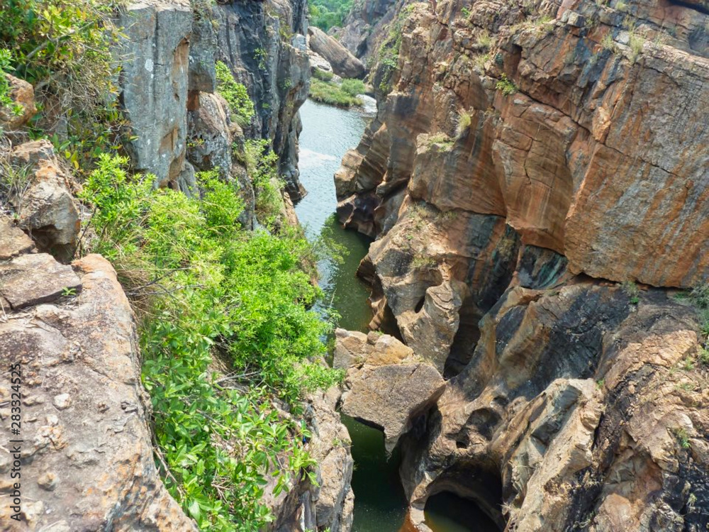 wonderful river between rocks at summer wonderful river between rocks at summer