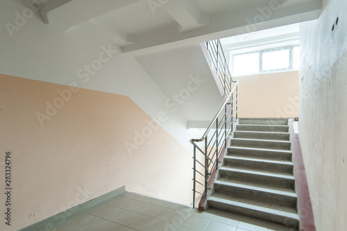Russia, Moscow- June 13, 2018: interior room apartment. standard repair decoration in new building