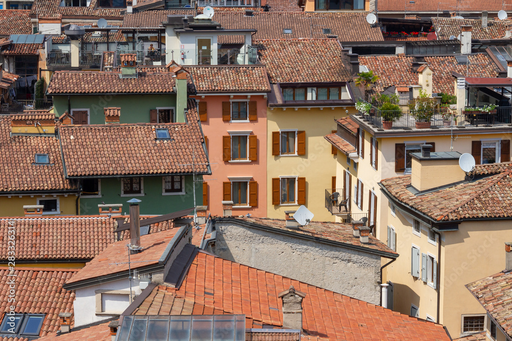 Italian rooftops in Riva del Garda