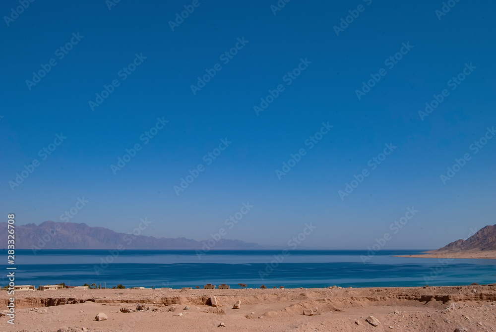 Overlooking the resort of Nuweiba in the Sinai Peninsula, Egypt