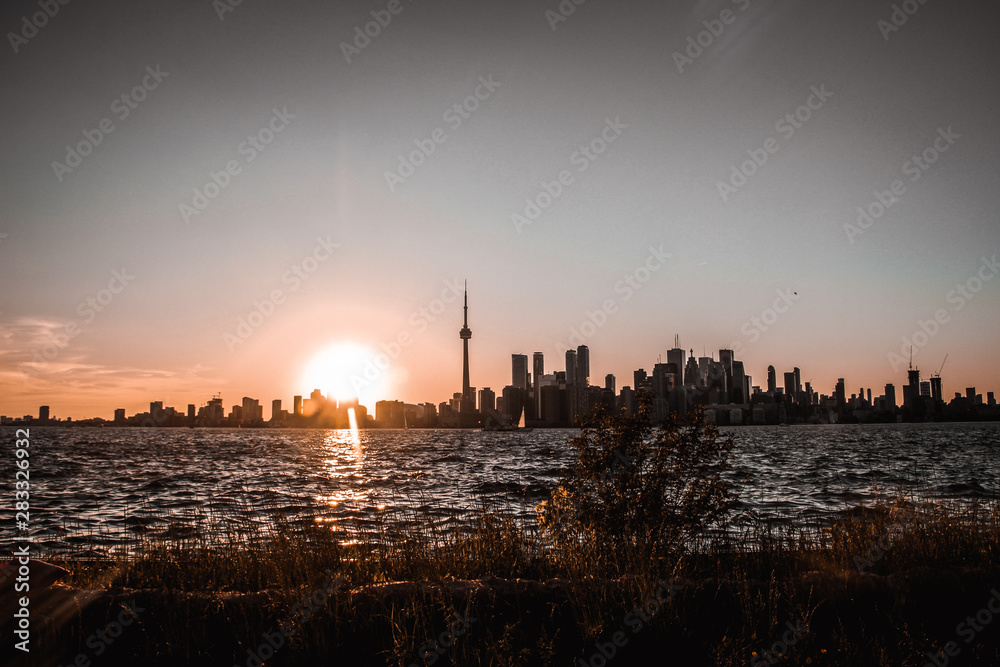 Obraz premium A visit to the Toronto Islands, Lake Ontario, Canada