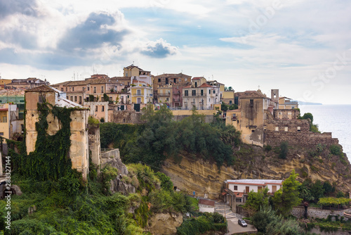 Aerial view of Pizzo town in Calabria