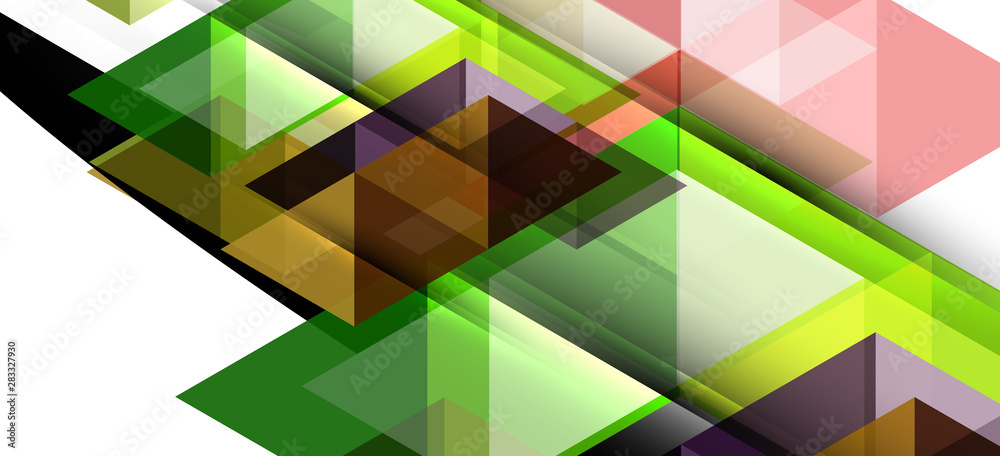 Abstract triangle pattern, colorful backdrop. Presentation template. Modern textured shape. Trendy modern style