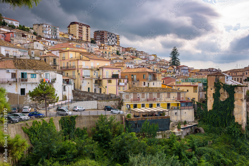 Residential buildings in Pizzo in Calabria