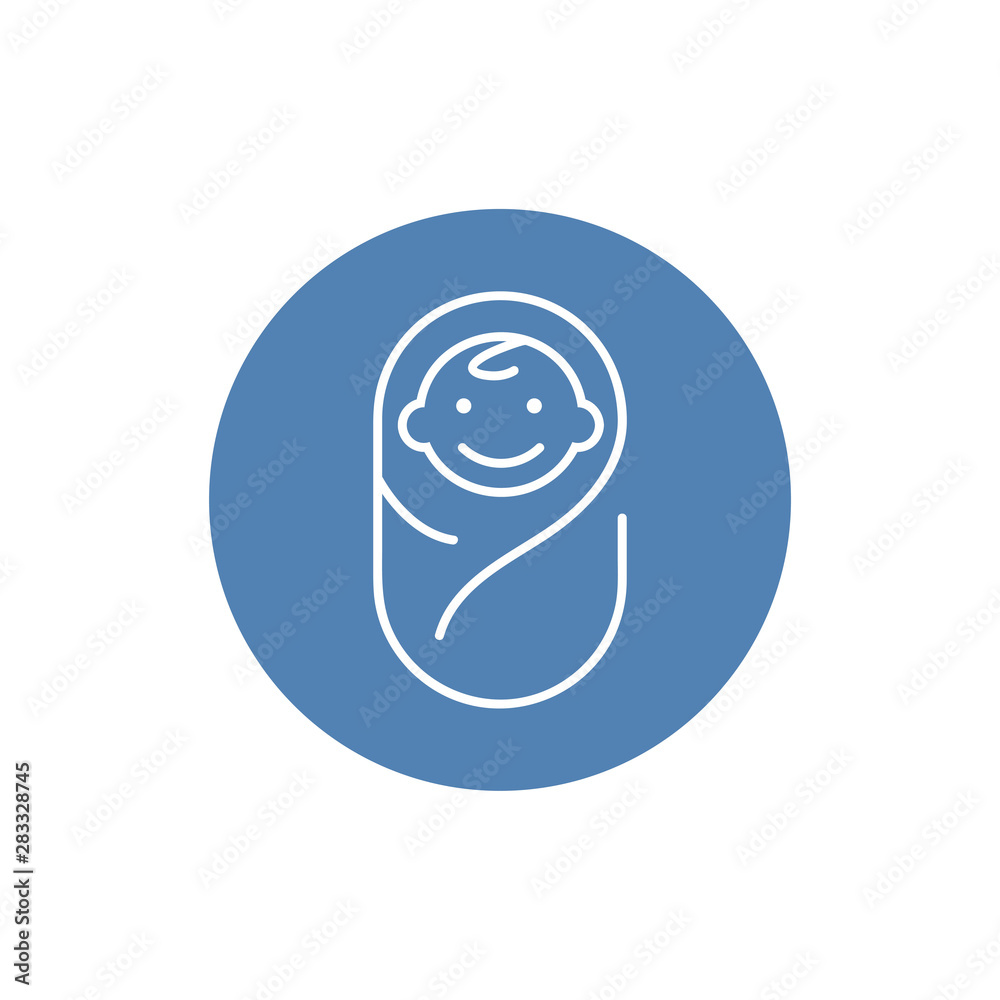 Baby Kid Child Happy Minimalistic Icon Pictogram Symbol Baby Kid Child Happy Minimalistic Icon Pictogram Symbol