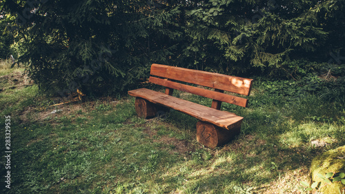 Wanderbank Rastplatz photo