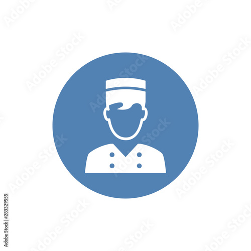 Porter icon. Simple illustration of porter vector icon for web