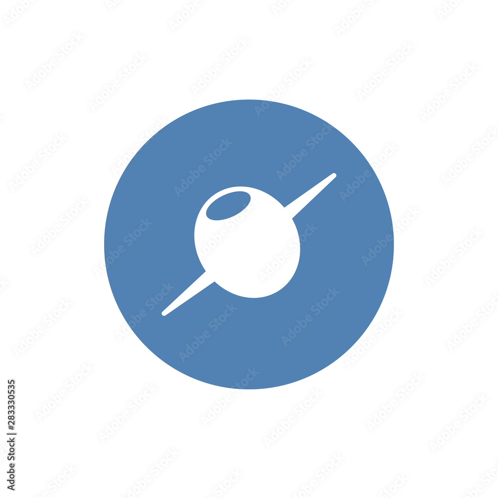 Olives icon on white background. Simple vector illustration. Olives icon on white background. Simple vector illustration.