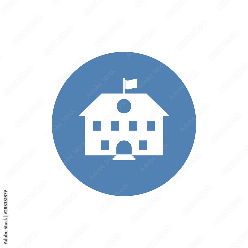 High School Modern Simple Vector Icon. Trendy for graphic design, logo, Web site, social media, UI, mobile app, EPS10 High School Modern Simple Vector Icon. Trendy for graphic design, logo, Web site, social media, UI, mobile app, EPS10