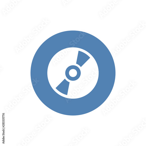 Cd icon in trendy glyph style design. Vector graphic illustration. Cd icon for website design, logo, and user interface. EPS 10