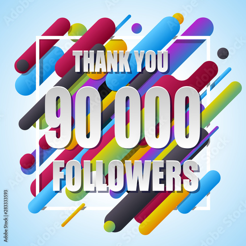 Thank You 90000 followers banner