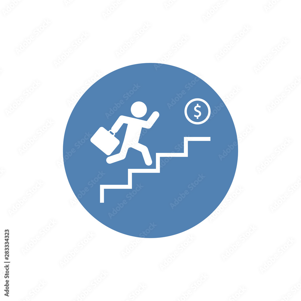 Career ladder icon. Trendy modern vector symbol for web site design or mobile app. Career ladder icon. Trendy modern vector symbol for web site design or mobile app.