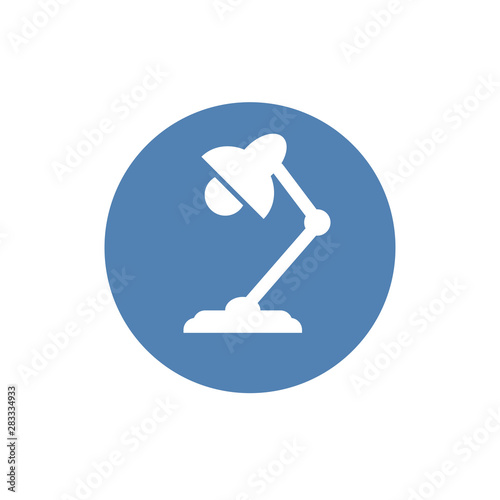 Desk lamp icon. Trendy modern vector symbol for web site design or mobile app.