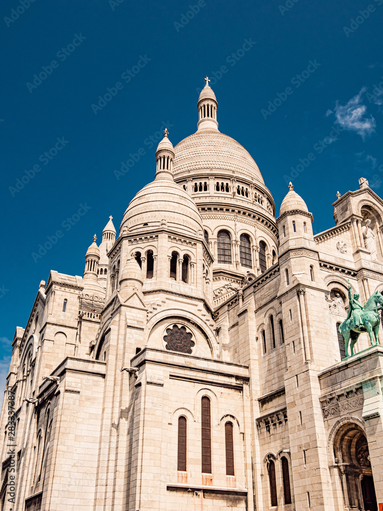 Famous Sacre Coeur Cathedral in Paris