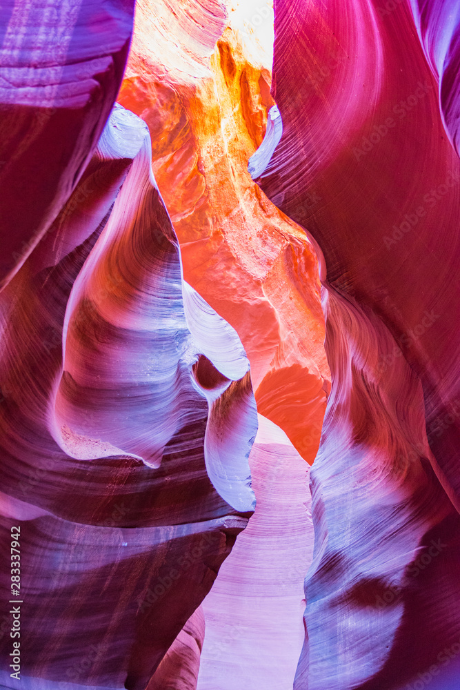 Antelope Canyon in the Navajo Reservation near Page, Arizona, USA Antelope Canyon in the Navajo Reservation near Page, Arizona, USA