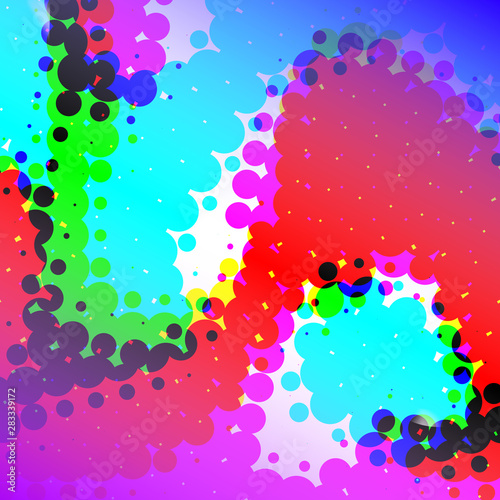 Glowing abstract halftone background.