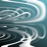 Wavy abstract shape background.
