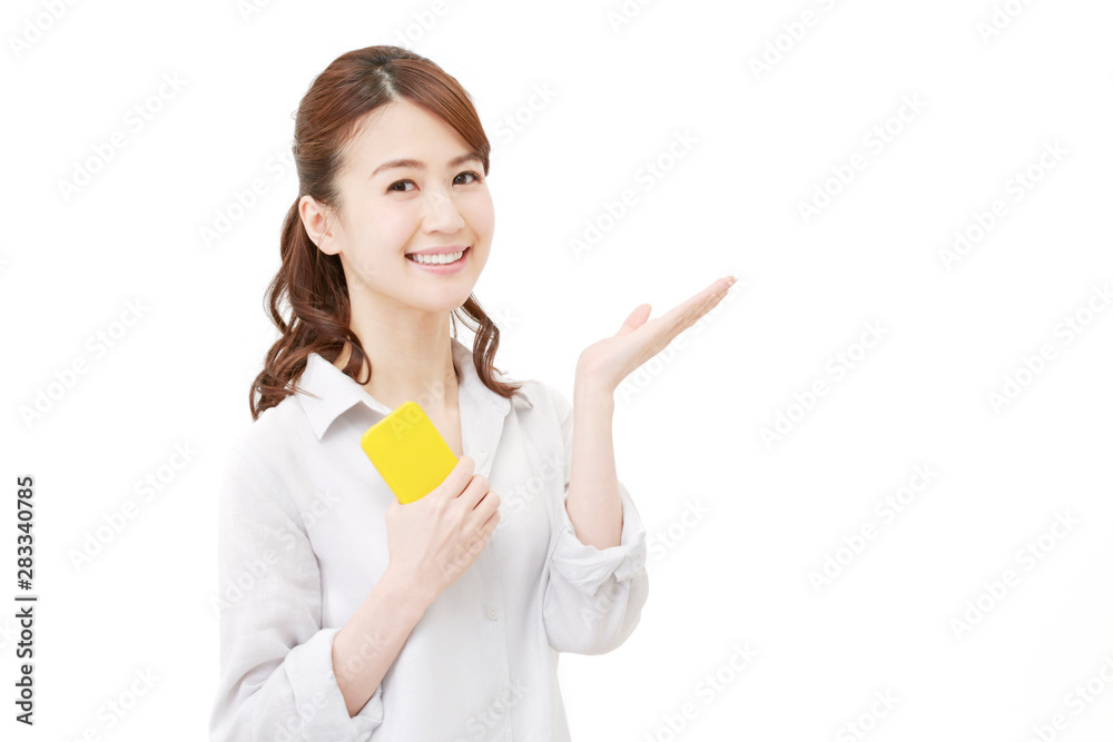 女性 白バック 女性 白バック