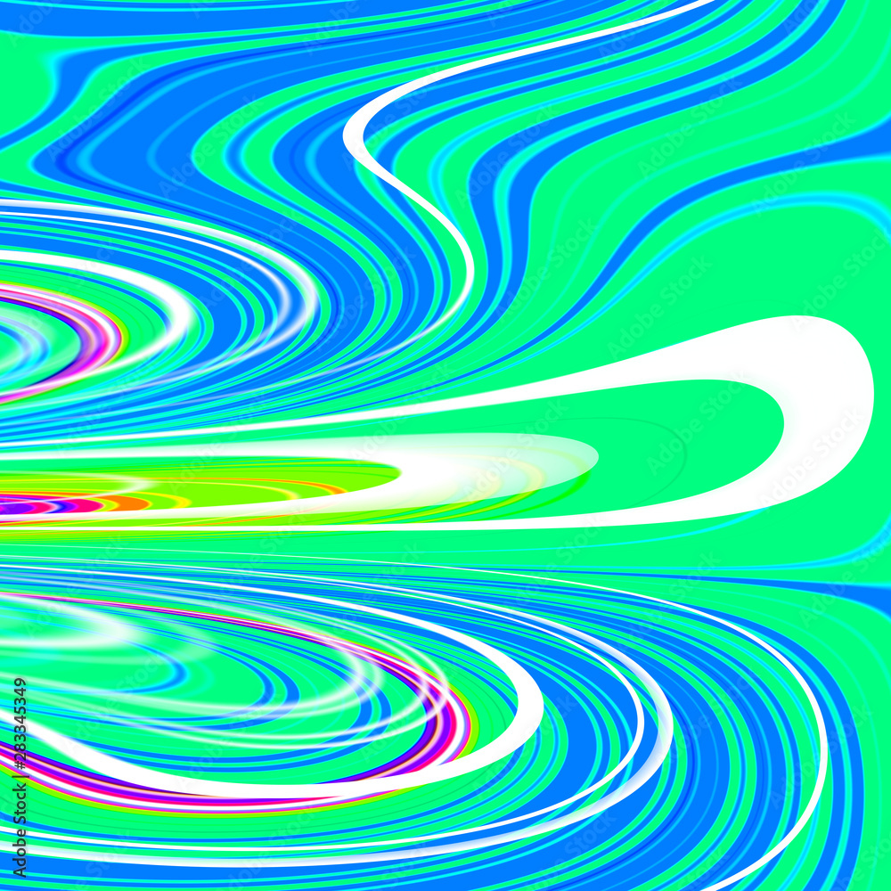 Wavy colorful stripes. Wavy colorful stripes.