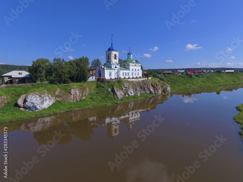 The Church of St. George. Sloboda. Sverdlovsk region. Russia