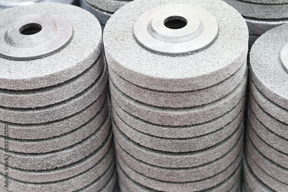 Obraz premium the industrial scouring wheel pad ;