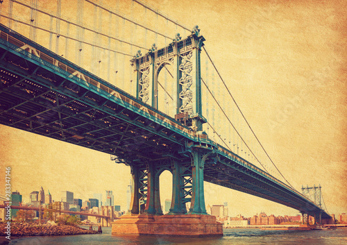 The Manhattan Bridge, New Y...