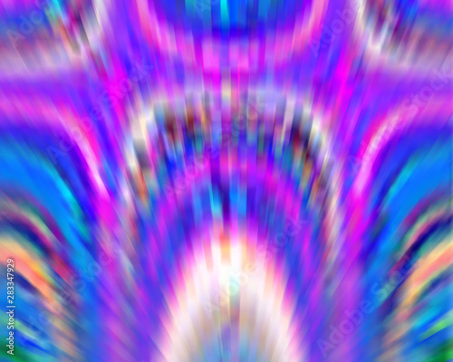 Colorful abstract glowing blurred shapes.