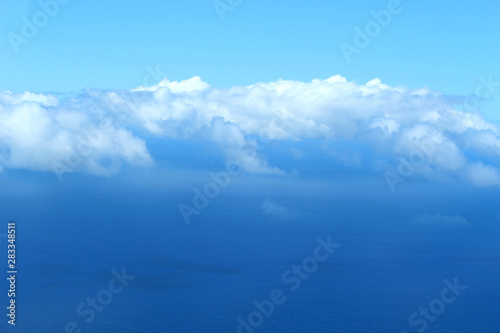 sky clouds view from airline