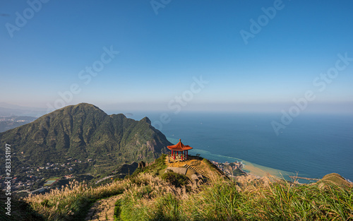 Panorama view on Teapot mountain, Taiwan