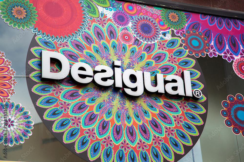 Detail of the Desigual shop in Las Palmas, Spain. Desigual is a casual  clothing brand founded at 1984 in Barcelona, Spain Stock Photo | Adobe Stock