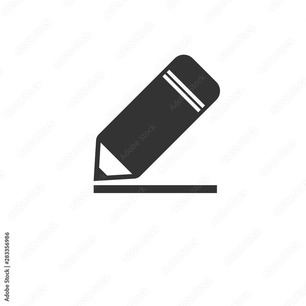 Icon Pencil Black. vector. Illustrator. on white background. symbol Icon Pencil Black. vector. Illustrator. on white background. symbol